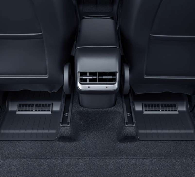 Car central control side border kick plate 【 ABS material 】 2-piece set
