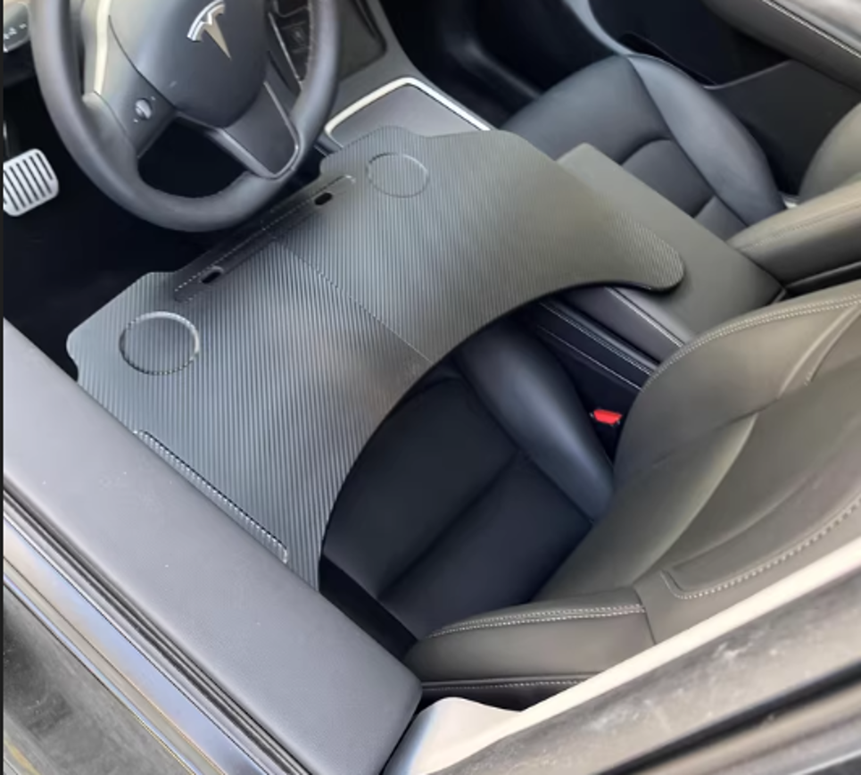Automotive carbon fiber patterned small table board
