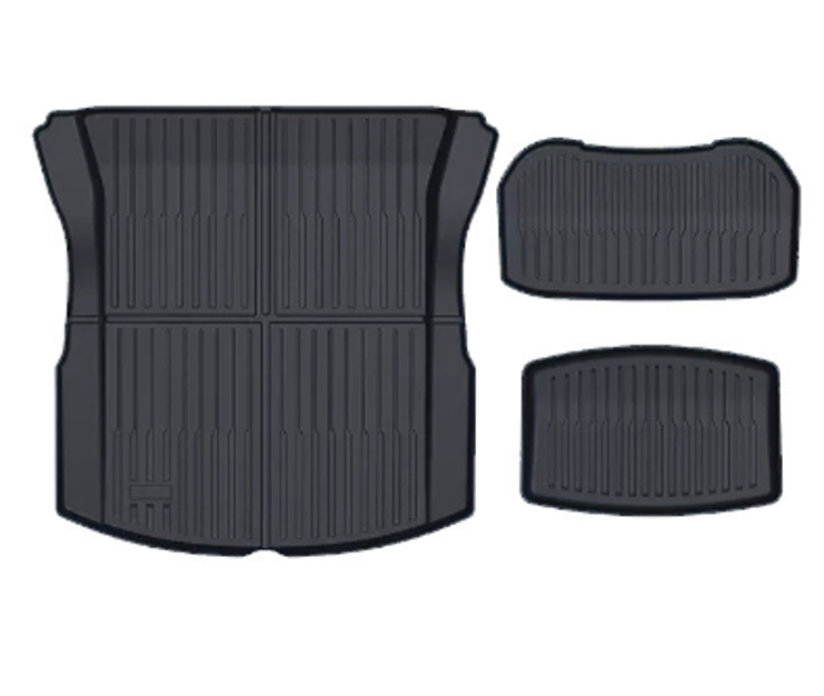 TPE vacuum forming: 3-piece set of front and rear spare box pads