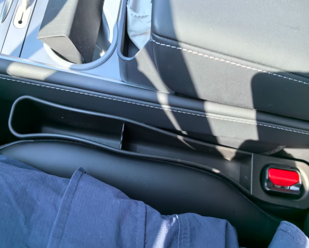 Seat Gap Storage Box 【 TPE 】 Black 2-pack