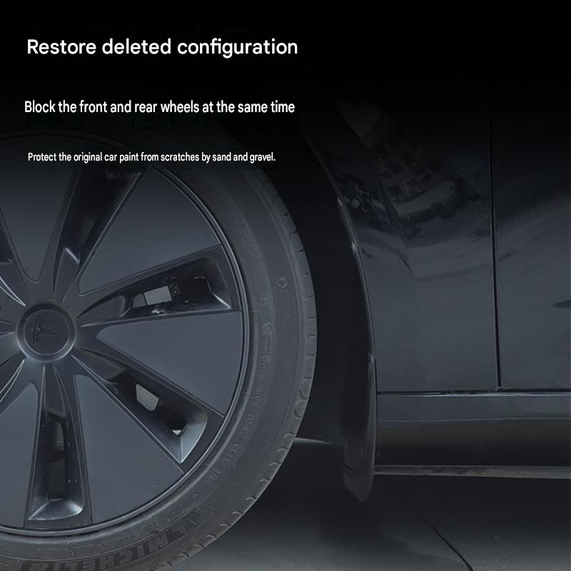 Rear mudguard [4-piece set of front and rear wheels]