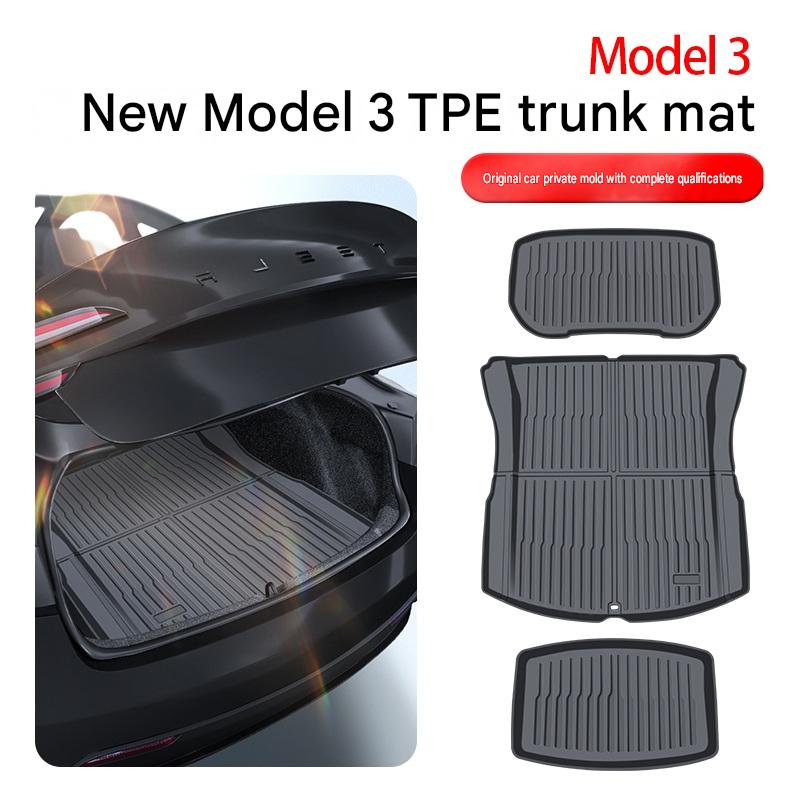 TPE vacuum forming: 3-piece set of front and rear spare box pads