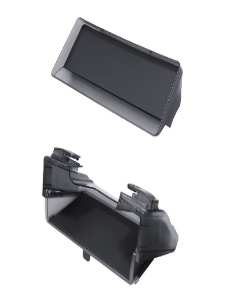 New car screen retractable storage box