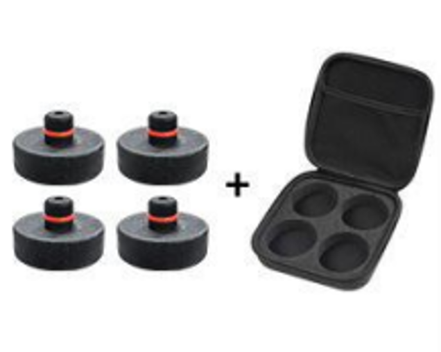Jack rubber pad [4-pack+storage box]