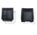 Front and rear silicone double-layer small ice box for car center console