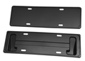 Front and rear license plate holder [matte black] 2-piece set