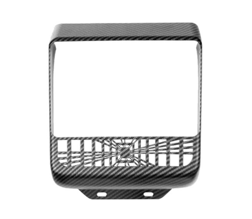 Rear air outlet frame