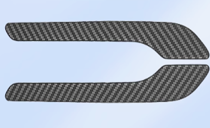 Car door handle sticker