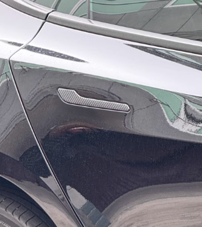 Car door handle sticker