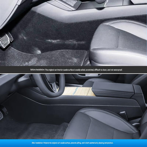 2-piece set of side protective panels for car center console