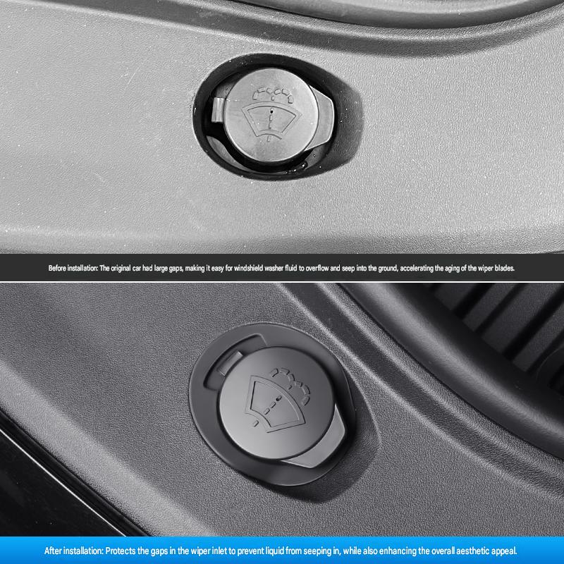 Wiper water inlet gap plug+filter screen