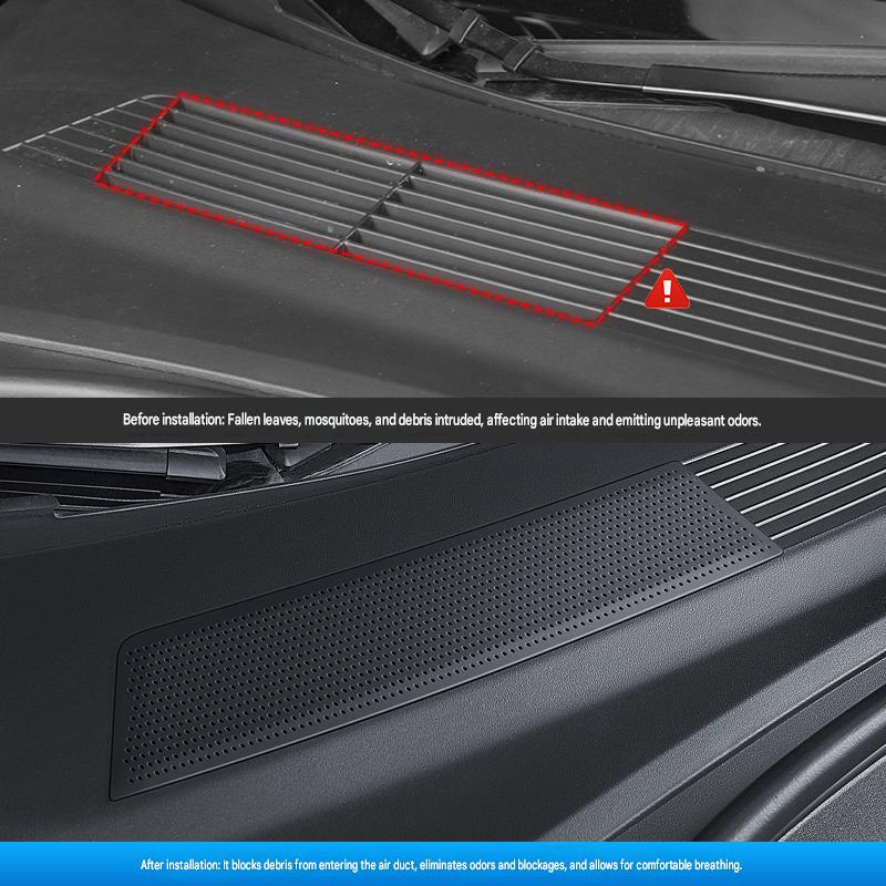 Air conditioning inlet protective cover