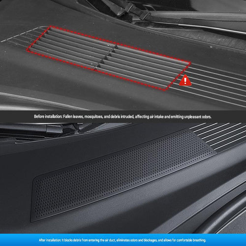 Air conditioning inlet protective cover