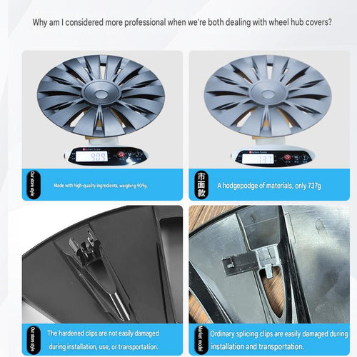 19 inch wheel hub cover [14 spoke G-style glossy matte black] 4-piece set