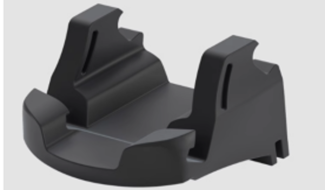 Black car dashboard phone holder