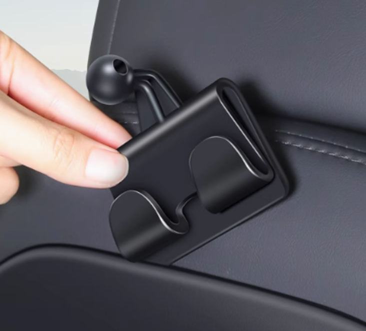 Car flat bracket+bracket base [rear seat - double hook version]
