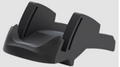 Black car dashboard phone holder