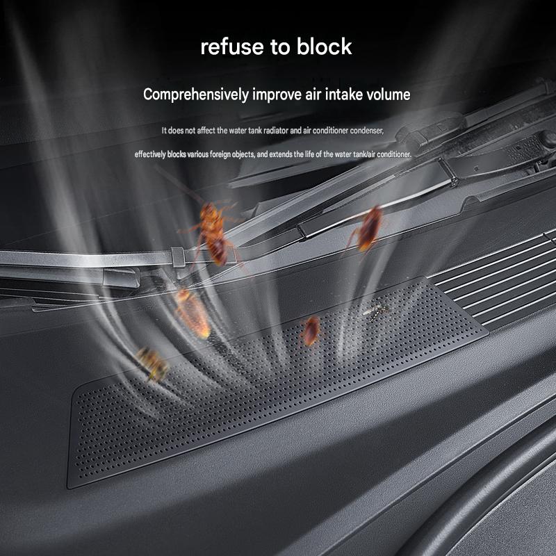 Air conditioning inlet protective cover