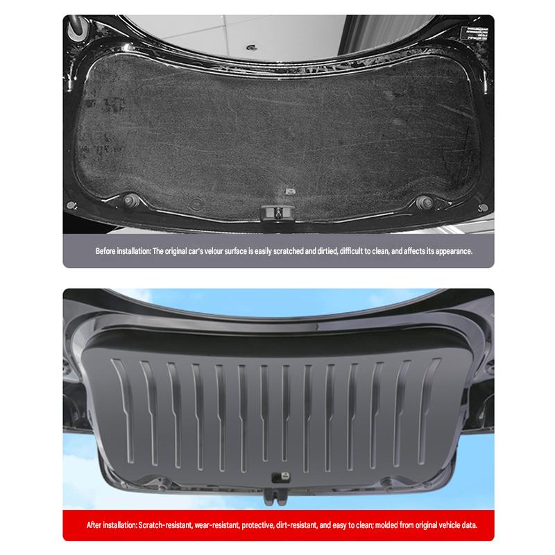 One piece set of all inclusive tailgate protective panel