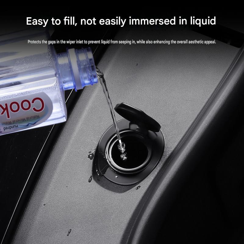 Wiper water inlet gap plug+filter screen