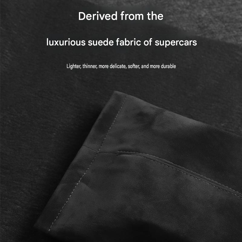 Car tissue bag [black original car leather] 1 pack
