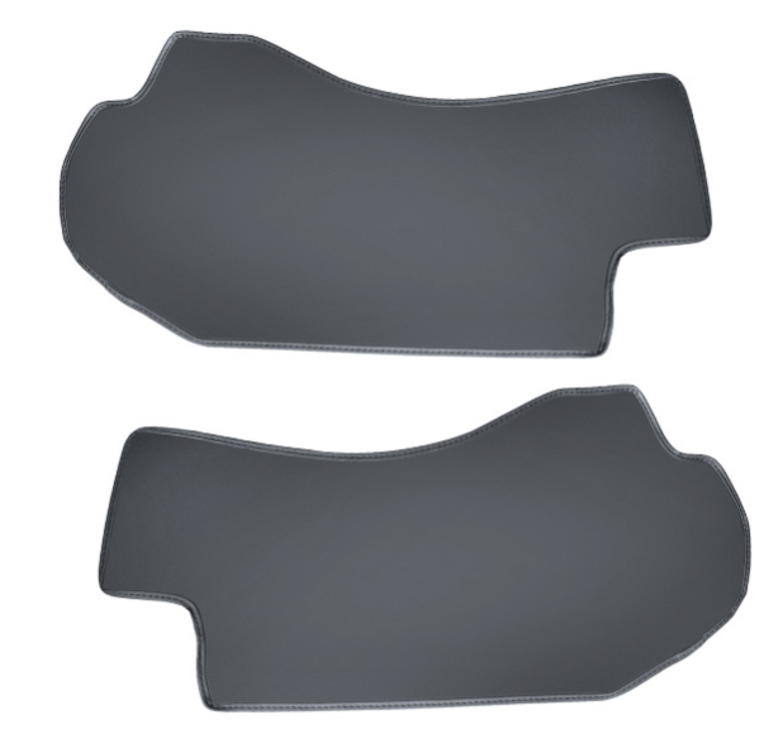 2-piece set of central control side border kick pad [original black leather]