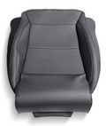 One piece set of fully enclosed integrated leg support seat cushion [for both driver and passenger]