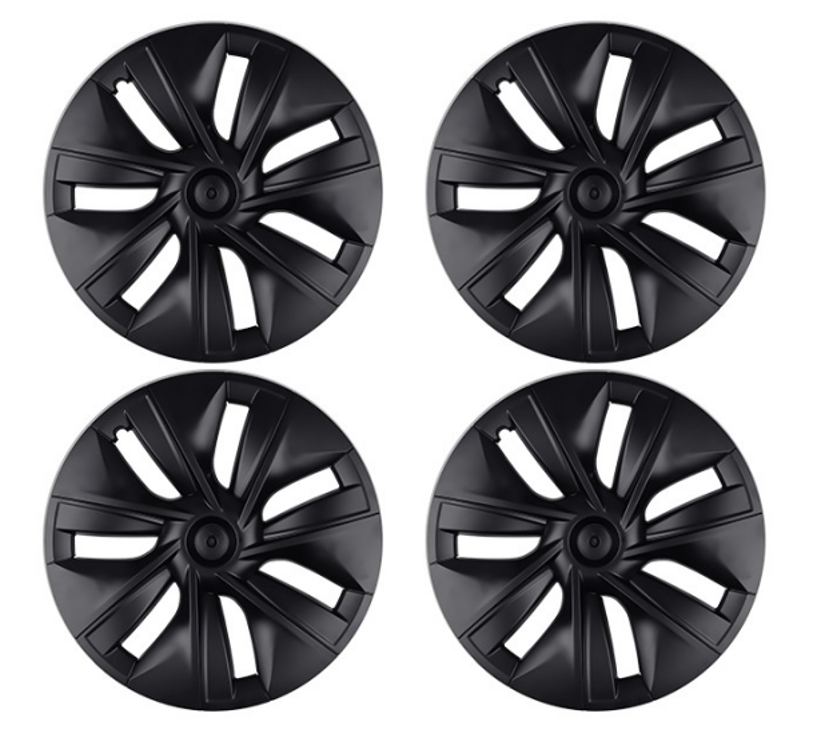 Model Y-19 inch all inclusive wheel hub cover [original model] matte black 4-piece set