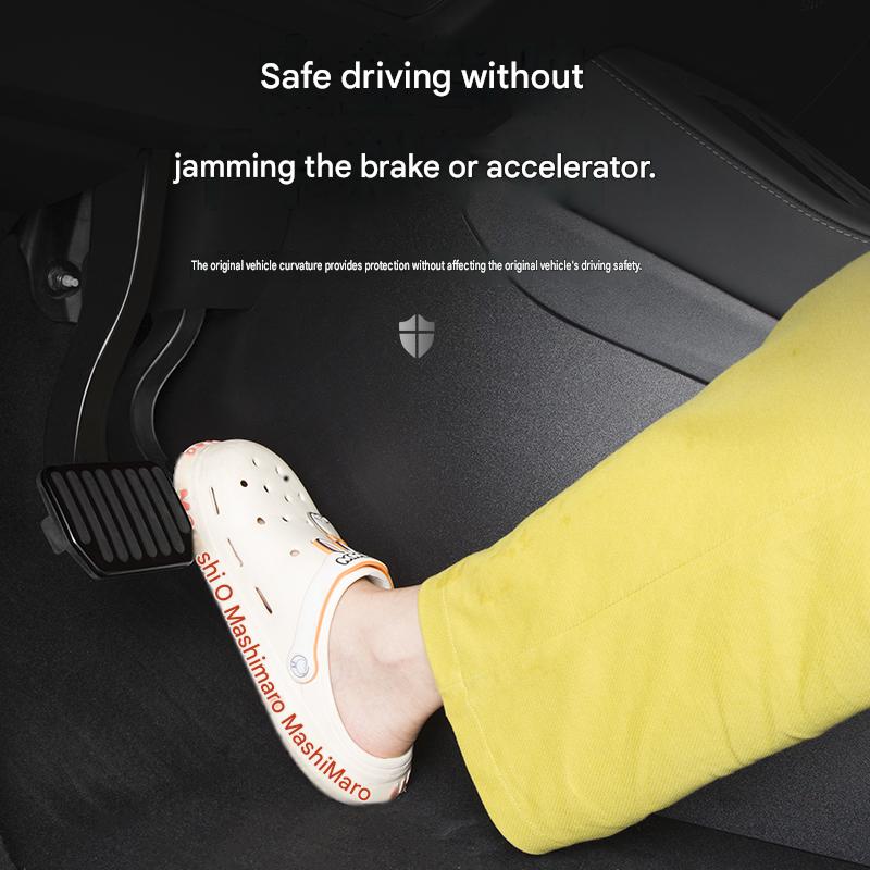 Car central control side border kick plate 【 ABS material 】 2-piece set