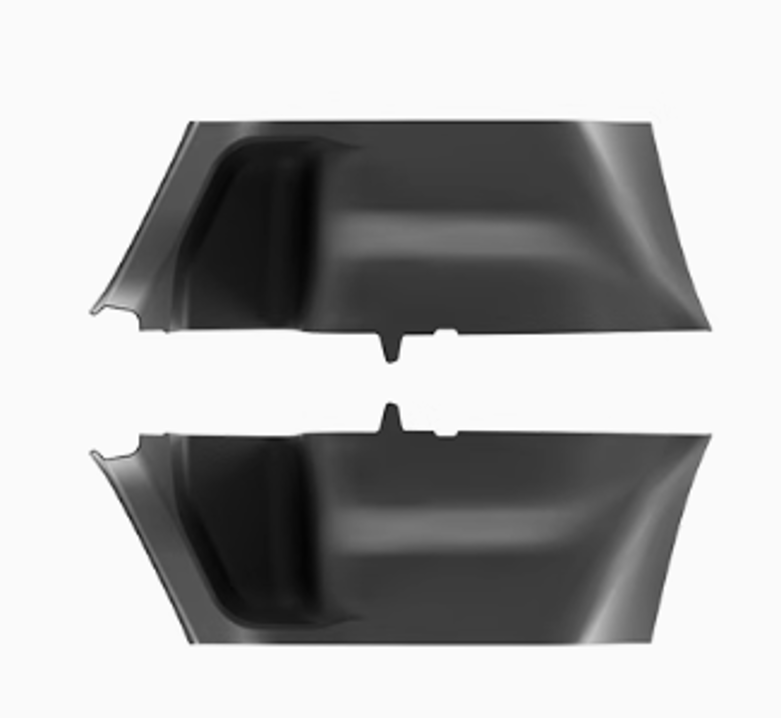 2-piece set of trunk side protective panel [all inclusive]
