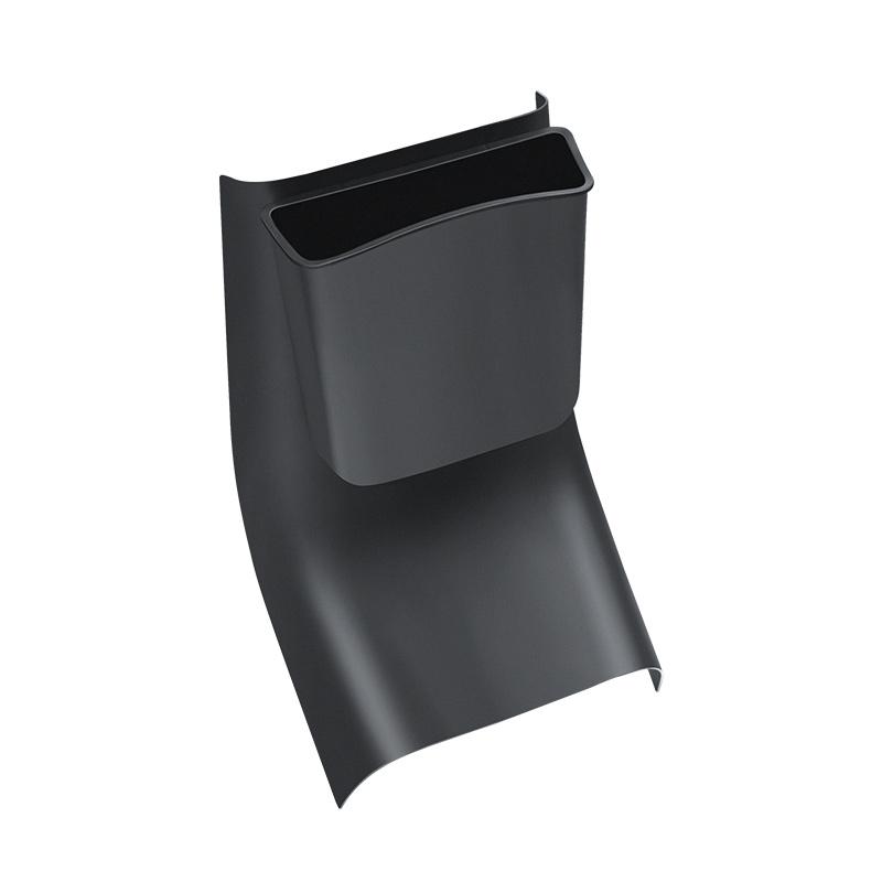 Rear exhaust vent anti kick protective plate+storage box