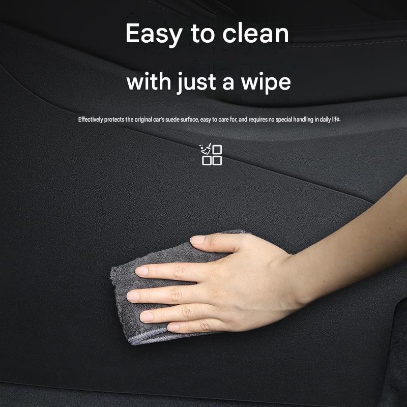 Car central control side border kick plate 【 ABS material 】 2-piece set