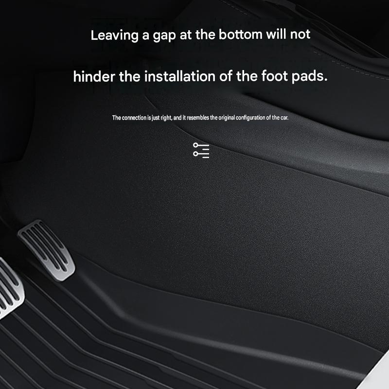 Car central control side border kick plate 【 ABS material 】 2-piece set