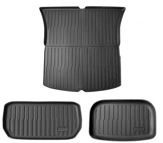 TPE vacuum forming: 3-piece set of front and rear spare box pads