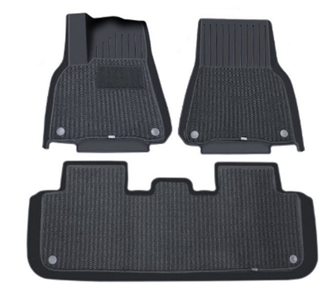 TPE Injection High Quality Foot Mat+Pineapple Carpet 6-piece Set