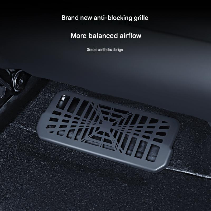 2-piece set of air outlet cover under car seat